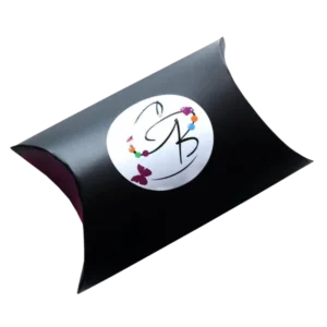 Custom Black Pillow Boxes in USA - Image 2